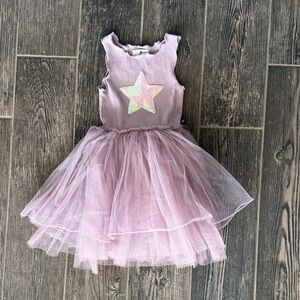 Pink Star Kids Dress